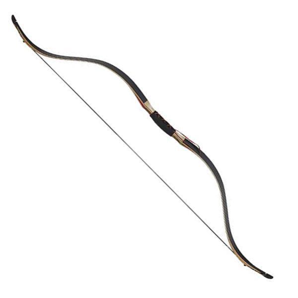 black bow and arrow